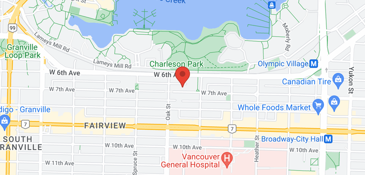 map of 10 939 W 7TH AVENUE